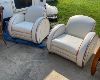 CRAZY GREAT ART DECO CHAIRS