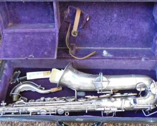 Vintage saxophone