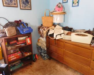 Handbags and games, etc