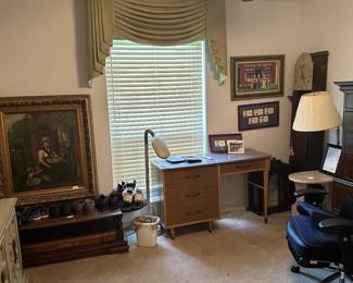 Home office desk and chair. Lane cedar chest. 