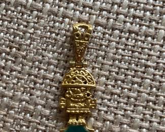 #133B - $94 - Egyptian pendant 14kt gold tested - 2.66 gr.