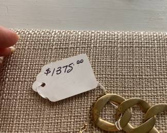 #144 - $1,375 - 14kt gold links bracelet 54.63 gr