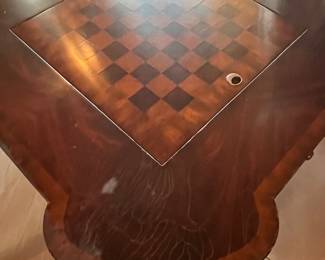 Maitland and Smith game table with 4 chairs 38 R 30T