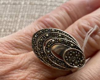 Sterling movable rings ring