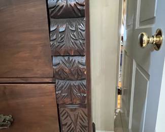 $500 American tall chest 5 drawer 19th century 43W 19D 49T