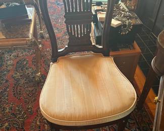 $680 Maitland and Smith game table with 4 chairs 38 R 30T