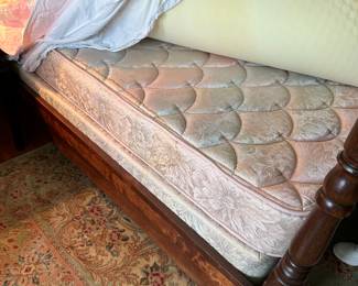 $450 Two twin 4 post beds mattress included as bonus - optional