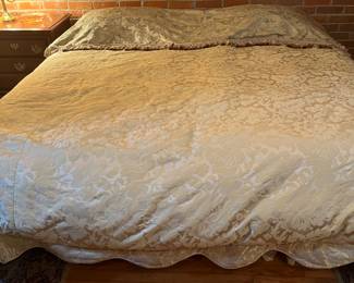 $125 King frame mattress and box springs
