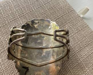 #155- $285 - Sterling Navajo signed DLW turquoise cuff