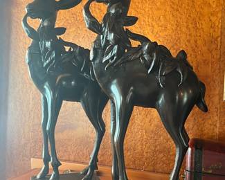 $100 pair of Bronze deers 20W 10D 8 T