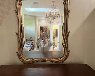 $90 leaf gold mirror 26W 40T