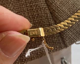 #131 - $1,100- 20 inches 14kt gold flat chain 32.27 gr