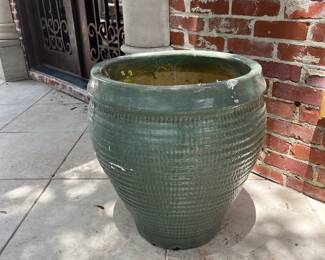 $40 each Turquoise planters 18 X 21T