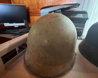 $150 WWII green helmet