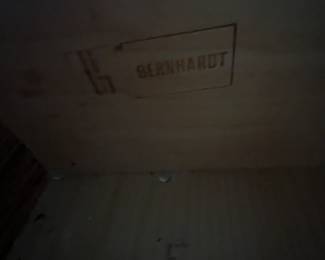$300 Bernardht Campaign 3 drawer chest 30W 18D 29T