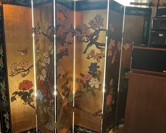 $250 Japanese screen 6 panels 96W 72 T