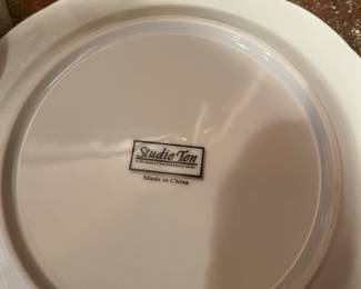 $180 China set gold and white made in China