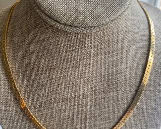 #131 - $1,100- 20 inches 14kt gold flat chain 32.27 gr