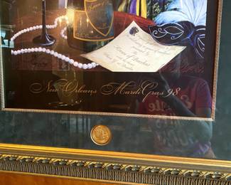 $160 New Orleans Mardi Gras limited print 1998