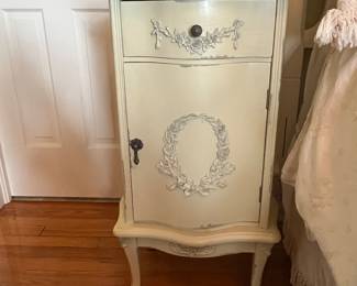 $220 pair of tall night chests sage 17W32D16D