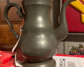 Pewter coffee pot