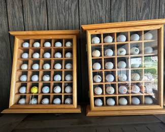 Golf Ball Collection & Wall Cabinets
