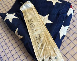 5x9.5 Philidelphia Quartermaster Depot American Flag