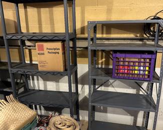 Shelving Units, Basket Making Supplies
