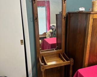 Vintage Wood Hall Tree