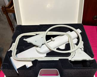 Embroidery Unit & Hoops w/ Case (multiple sets)