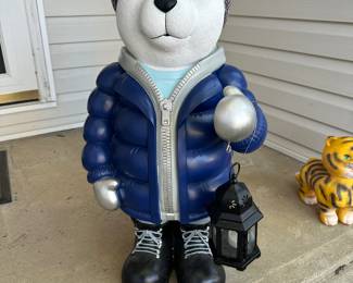 Polar Bear Greeter with Lantern