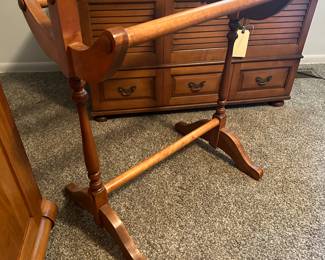 Solid Wood Quilt Rack