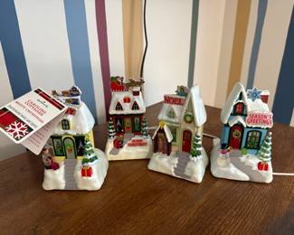 Vintage Hallmark Caroling Cottages