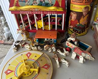 Vintage Fisher Price Circus, Lincoln Logs