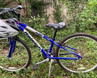 Mountain Sport Raleigh Bike with Bell Helmet