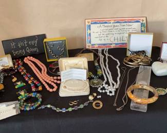 Pearl Set And Costume Jewelry