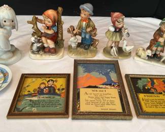 Art Deco Gibson Miniture Art, Cortendorf, Erich Stauffer, Precious Moments, Mary Engelbreit 