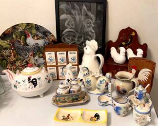 Vintage Rooster Themed Collection