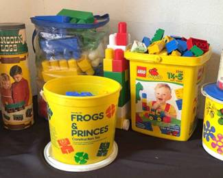 Vintage Tinker Toy Lincoln Log Duplo  More 