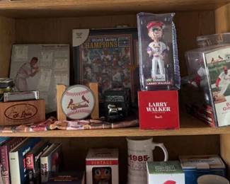 Cardinal Replica Ring, Musial Harmonica, Bobbleheads,plus