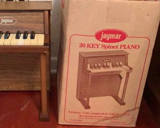 Vintage Jayant 20 Key Spinet Piano