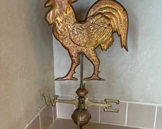 Rooster weathervane