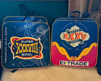 Super Bowl seat cushions