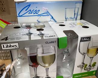 NEW in box glassware