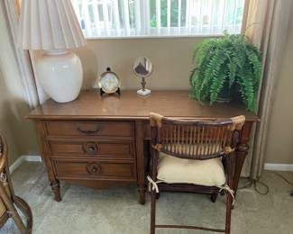 Beautiful campaign style bedroom suite by Thomasville.  Buy the whole set of a single piece.   Desk