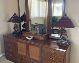 Beautiful campaign style bedroom suite by Thomasville.  Buy the whole set of a single piece