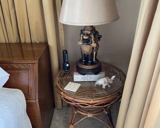 Beautiful campaign style bedroom suite by Thomasville.  Buy the whole set of a single piece.  Photo of headboard 