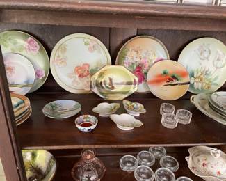 Victorian painted china