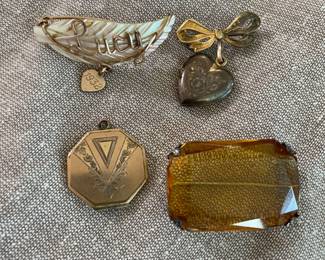 Vintage jewelry pins