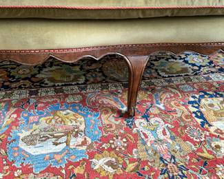 detail of 18thC sofa